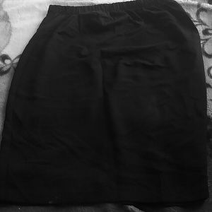 Black skirt